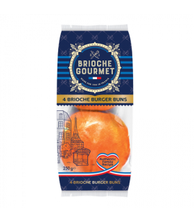 Brioche Gourmet Ψωμάκια Burger 250G